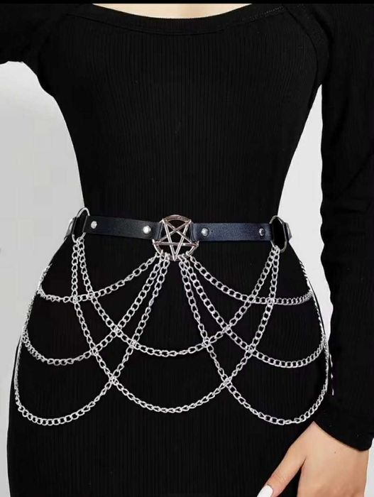 Harness,pasek z łańcuszkami