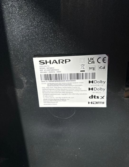 Nowy telewizor SHARP