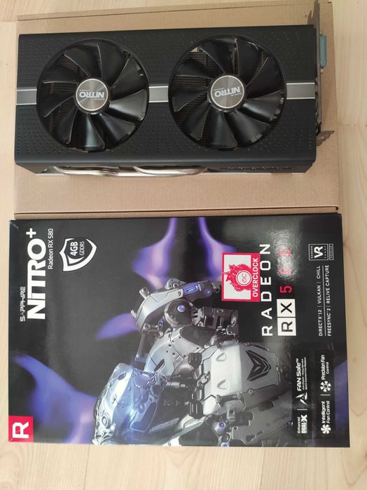 Видеокарта SAPPHIRE NITRO+ AMD Radeon RX 580 8GB