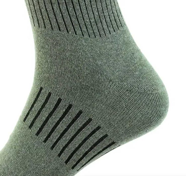 Военные летние короткие носки олива тактические носки хлопковые 41-45р