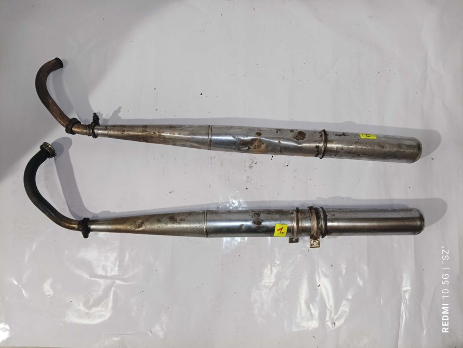 Simson S51, S50 - tłumiki - rury wydechowe (1+2)