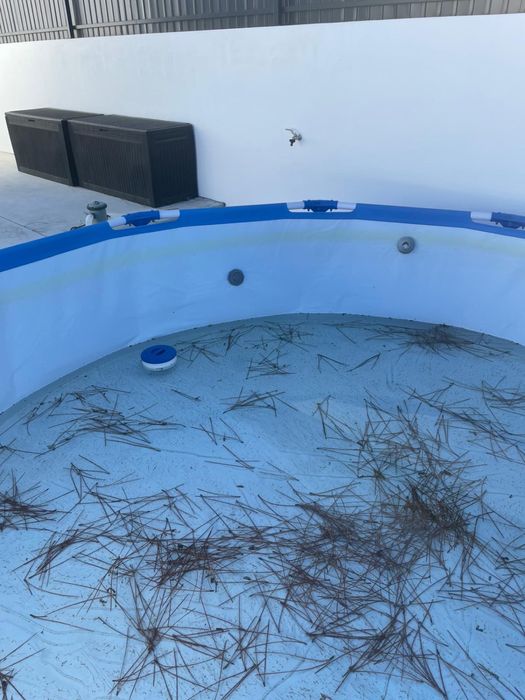 Piscina Steel Pro tubular circular 305x76cm + bomba e filtro