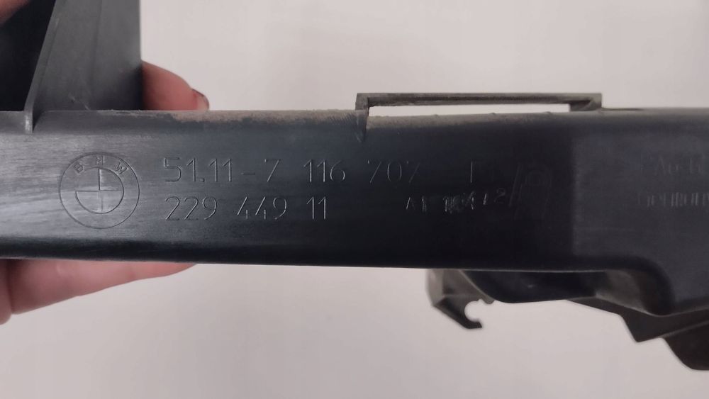 ślizg uchwyt lewy lampy przód przedniej lewej bmw e90 e91 7116707