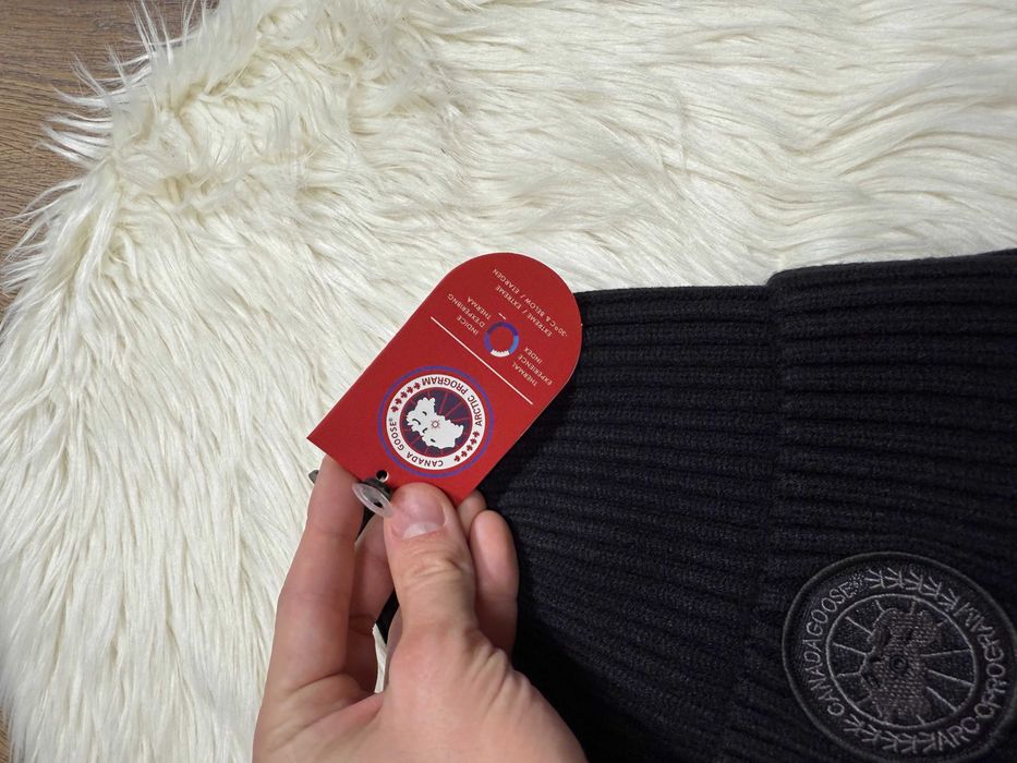 Шапка Canada goose | Зимова Шапка Канадський гусь | тепла наложка