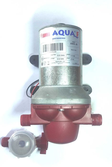 Bomba de Água Fiamma Aqua F 12V 10L/min Autocaravana Barco Jardim