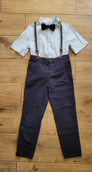 Костюм на хлопчика H&M, штани на підтяжках, сорочка, на 7-8 років
