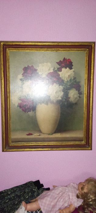 5 PINTURAS Autor Famoso Americano. Moldura Majestosa