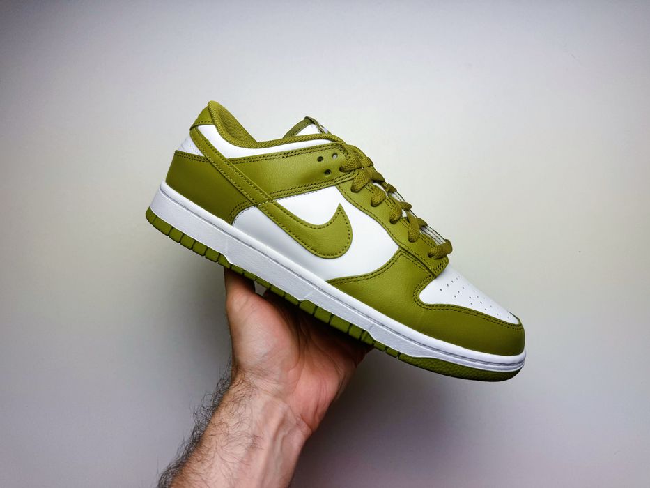 Nike Dunk Low Retro White Pacific Moss green 10.5 44.5 28,5cm high