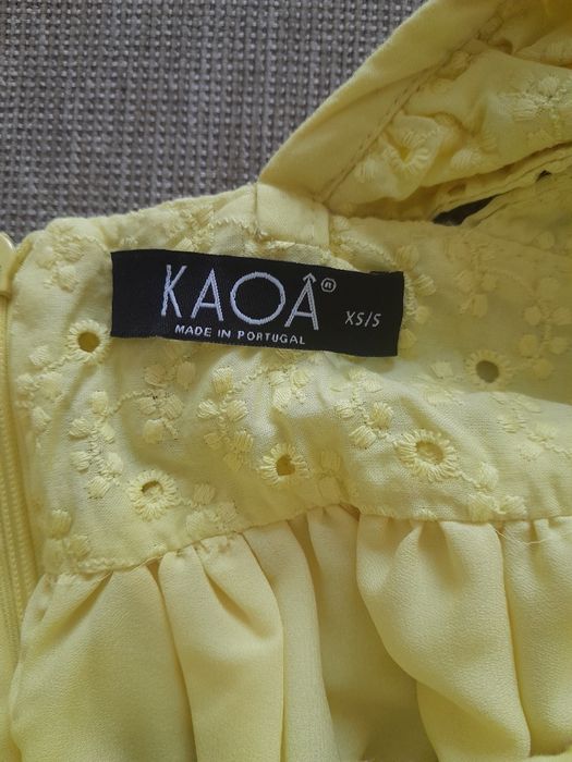 Vestido bordado inglês kaoâ