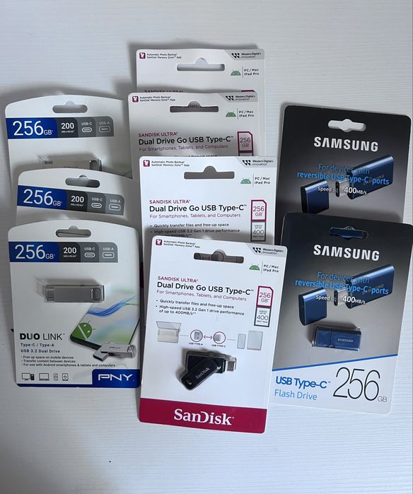 Флешка 256gb SanDick/PNY