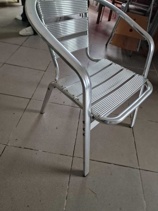 Cadeiras de Esplanada em Aluminio.