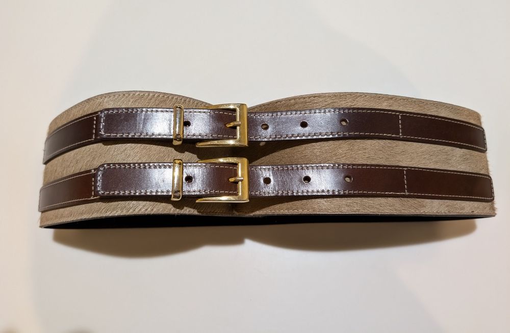 Skórzany pasek z włosiem Hexaline