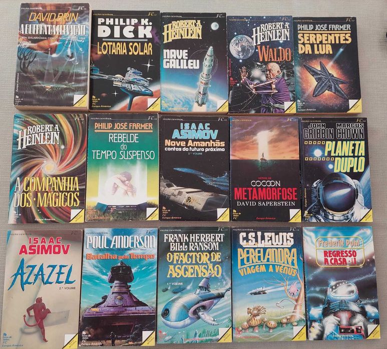 Livros ficção cientifica - Europa América