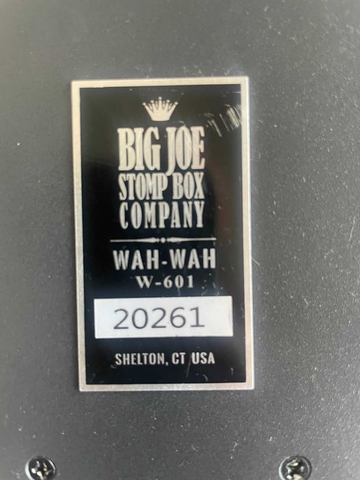 Big Joe wah wah  W-601