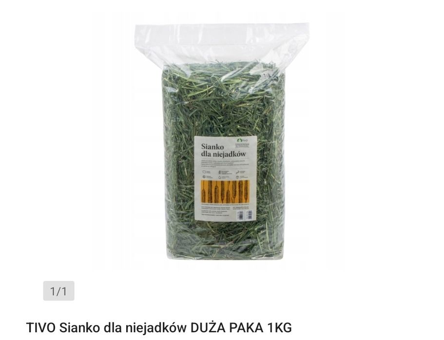 Wysokiej jakości sianko i karma dla świnki morskiej