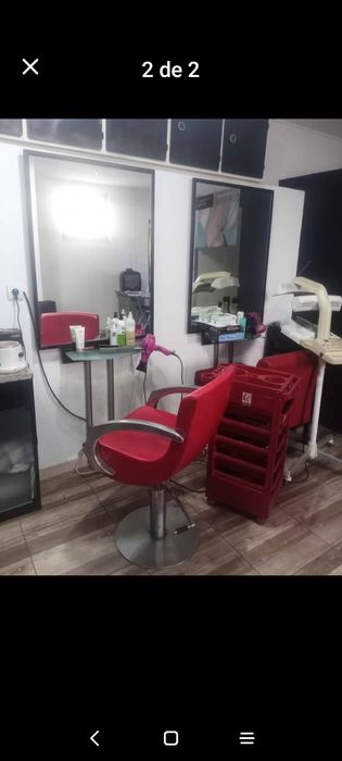 Bancada espelho de cabeleireiro