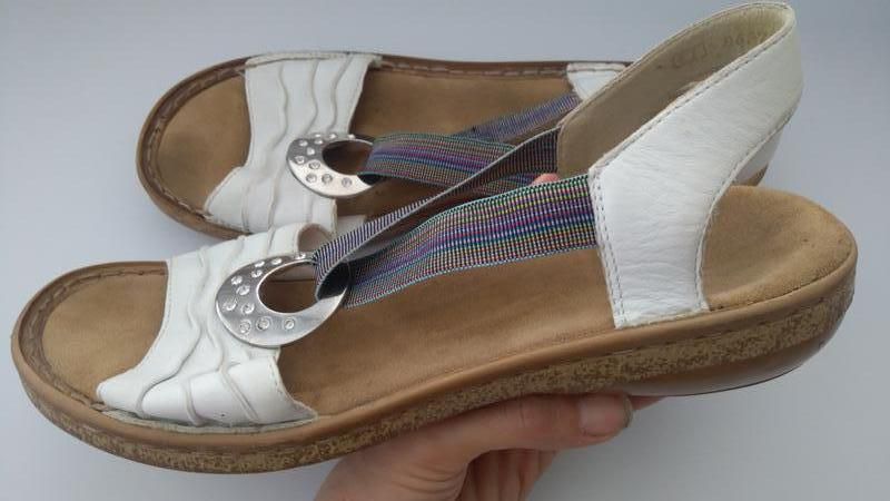 мегакомфортные босоножки rieker 40-41 р.