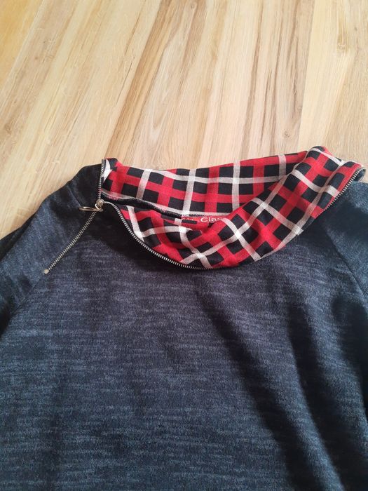 Sweter bluza szary xl