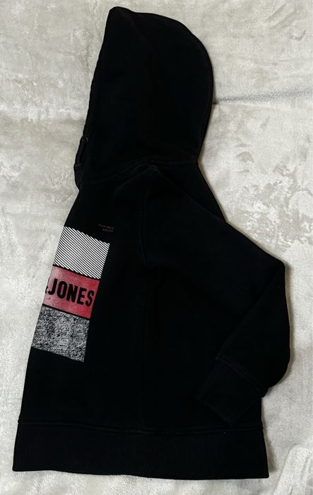 Jack&Jones Czarna Bluza z Kapturem rozmiar 128 cm