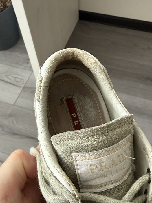 Кросівки Prada Linea Rossa Suede Trainers