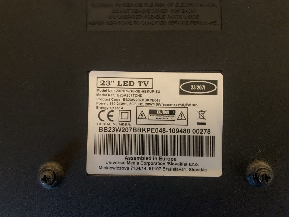 Tv led blaupunkt 23 polegadas