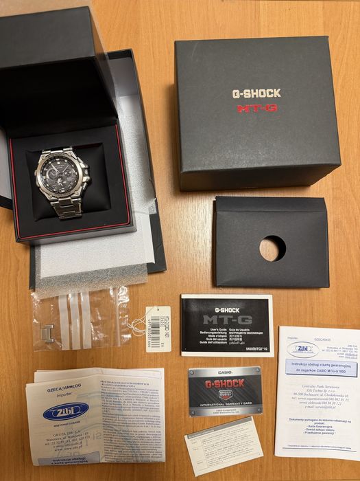 Rachunek Gwarancja 6 lat Casio G-shock MTG G1000D jak nowy