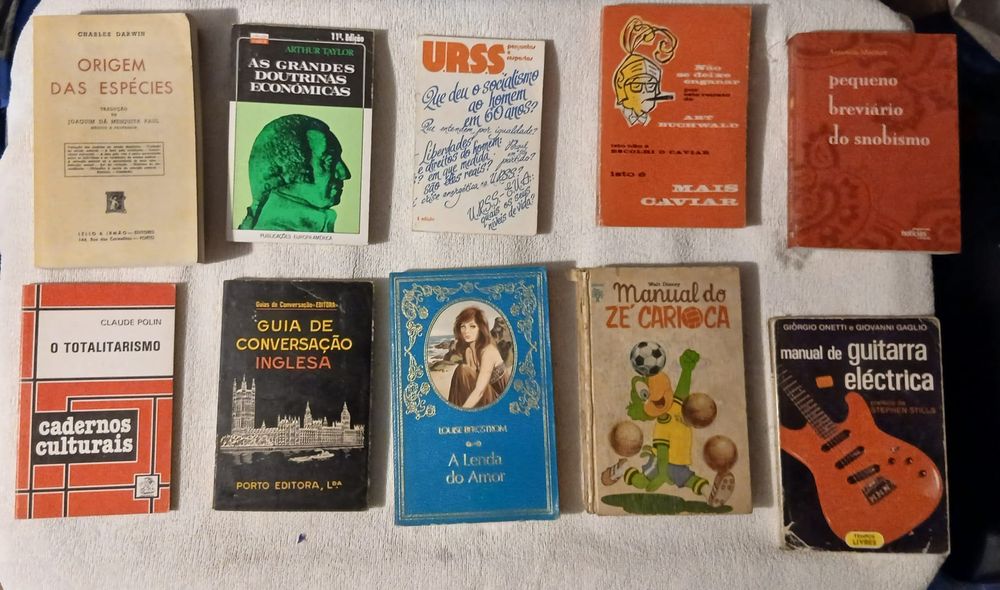 Lote de Vários Livros valor cada