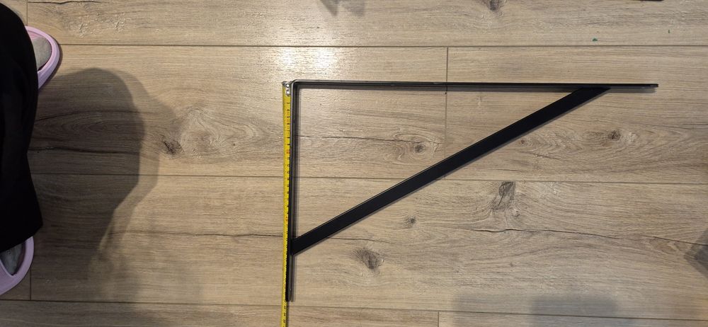 4 Suporte para prateleira reforçado aço Dolmen