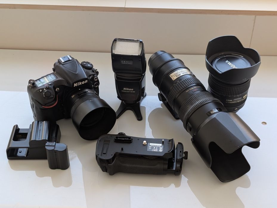 Nikon d810's e kit de lentes profissionais