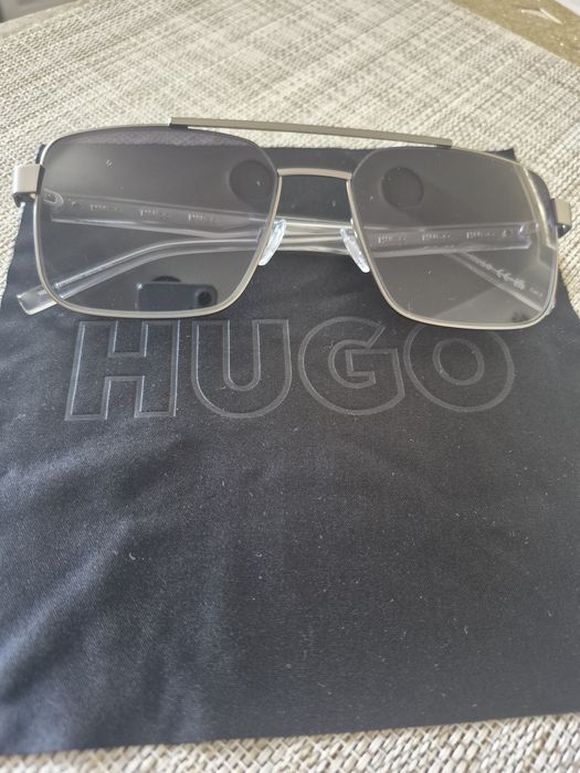 Okulary przeciwsłoneczne HUGO HG 1313/S R81/9O Full Rim Men Pilot UV3 Original