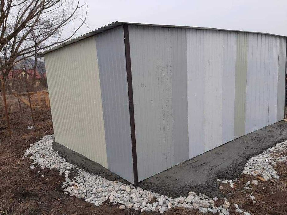Garaż blaszany 3x5 6x5 6x6 6x8 Producent Garaż Magazyn Schowek 2x3 4x6