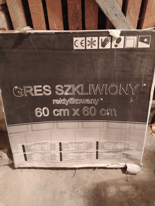 Gres szkliwiony rektyfikowany, biały 60x60