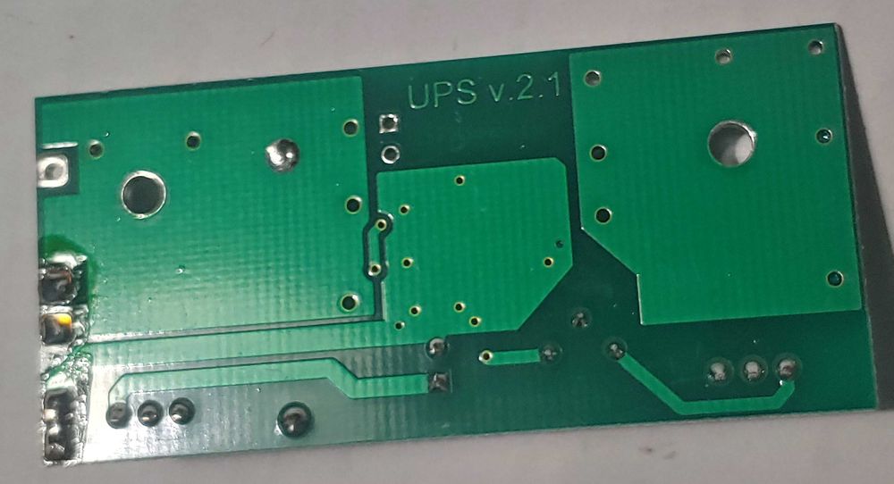 Плата стабилизатора источника питания UPS v2.1 с LM317T LM311