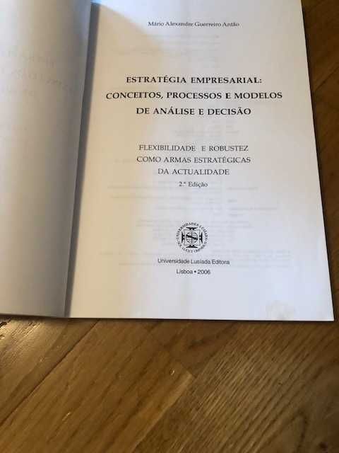 Livro Estratégia Empresarial de Mario Alexandre Guerreiro Antão