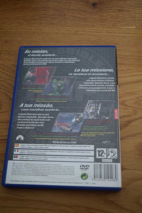 Mission: Impossible Operation Surma PS2 Playstation 2