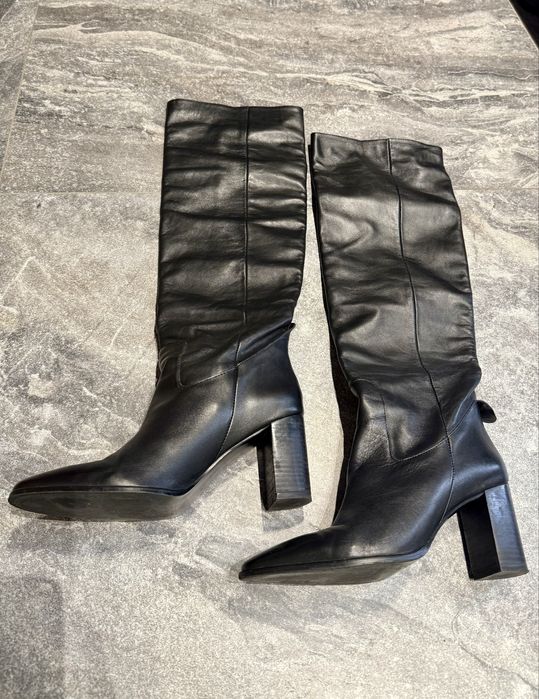 Сапоги Massimo Dutti, шкіра 38 розмір