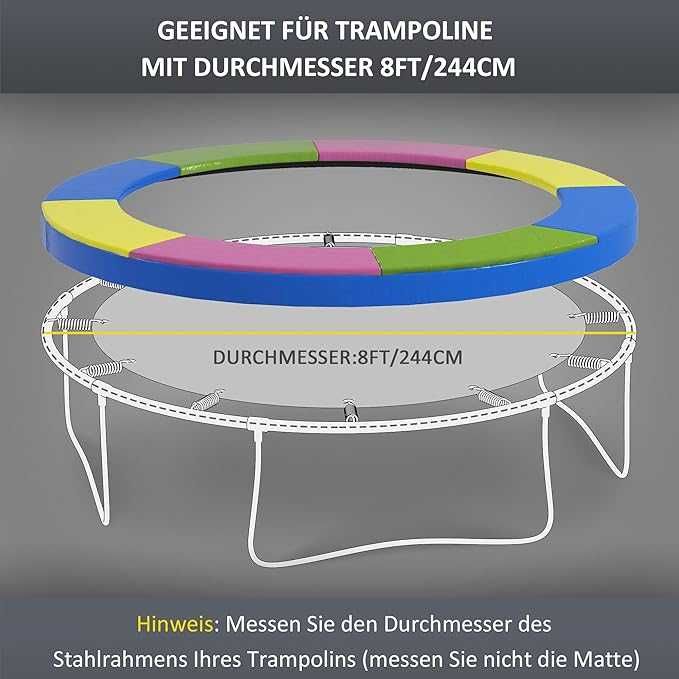 Osłona krawędzi trampoliny 244cm
