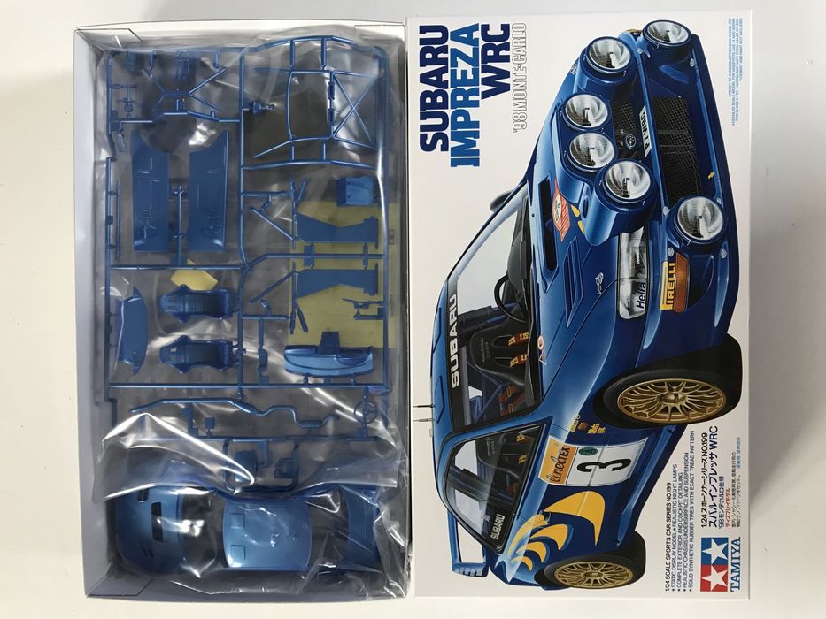 Samochód Subaru Impreza WRC 98 Monte-Carlo model Tamiya 24199