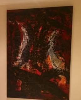 Quadro Óleo Sobre Tela Eduardo Henriques 195x130 cm – Grande Formato