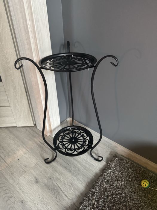 Dwupiętrowy stojak na kwiaty kwietnik 60cm