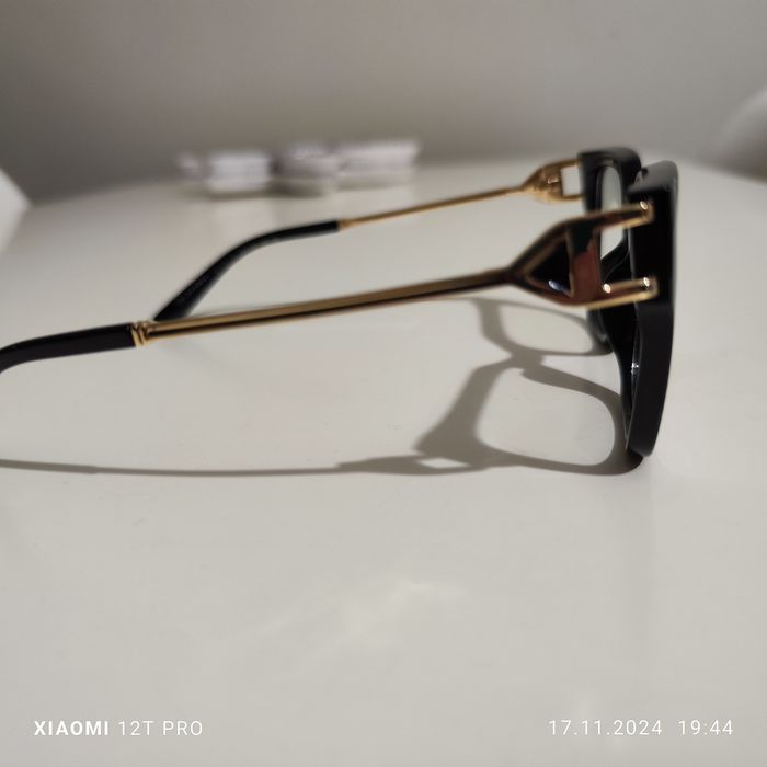 Nowe czarne okulary antyrefleksyjne