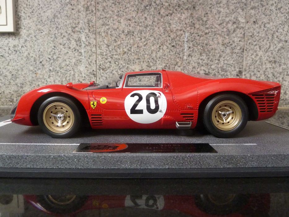 1:18 BBR, Ferrari 330 P3, 24H LeMans 1966, AutoArt, Minichamps