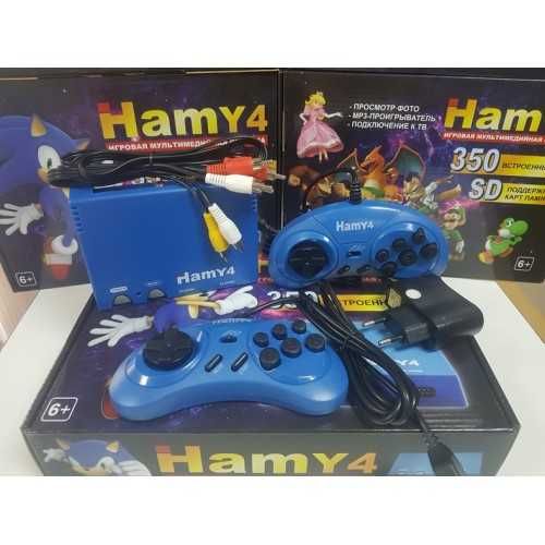 НОВАЯ игровая приставка Hamy4 350 игр Dendy 8 bit Sega 16 bit Денди