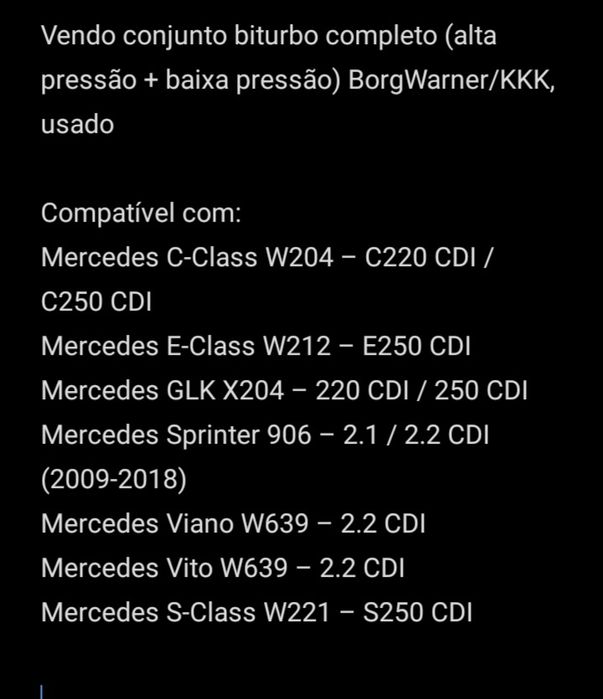 Biturbo Mercedes-Benz Sprinter W906