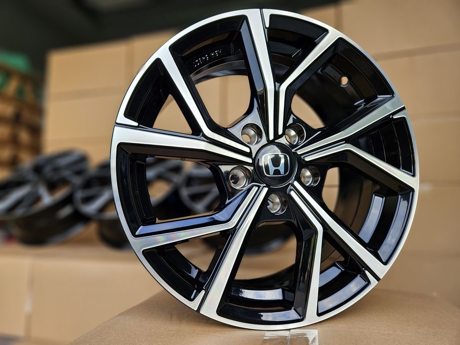 Honda 17 " Nowe 5x114,3 CR-V ZR-V Civic Felgi Czarne CRV ZRV Alufelgi