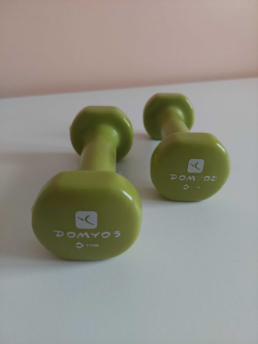Conjunto de halteres / pesos Domyos 1 kg (par)