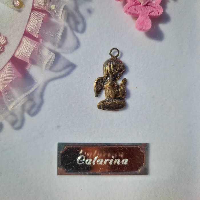 Quadro Nascimento “Catarina” com Detalhes em Prata