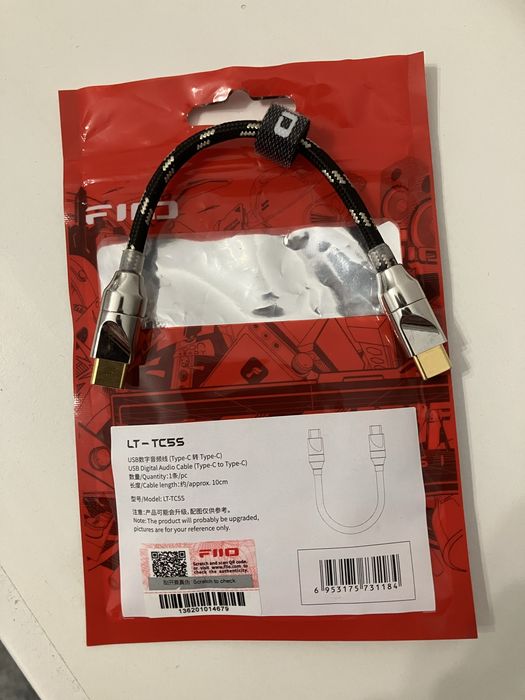 Fiio usb type c кабель та міні клавіатура KB1