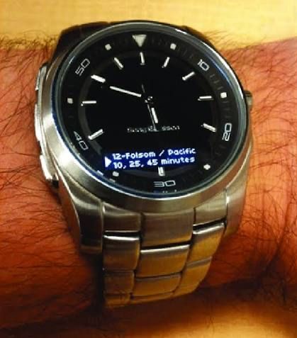 Relogio smartwatch Sony Ericsson Executive Edition