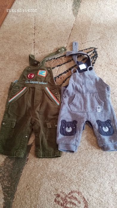 Spodnie na szelkach 62